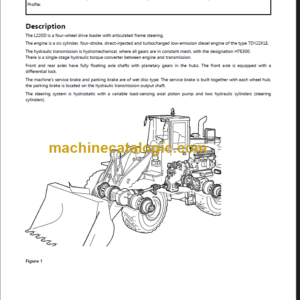 Volvo L220D Wheel Loader Service Manual