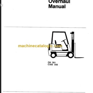 CLARK C300-356 OVERHAUL MANUAL