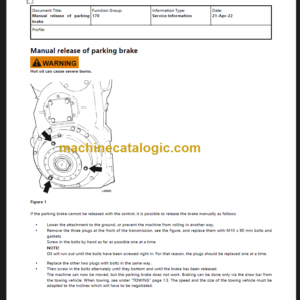 Volvo L150C LB Service Manual PDF