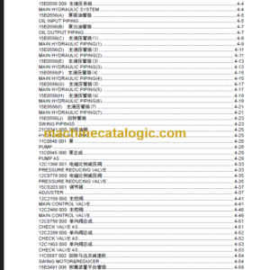 LIUGONG CLG922LC III PARTS CATALOG