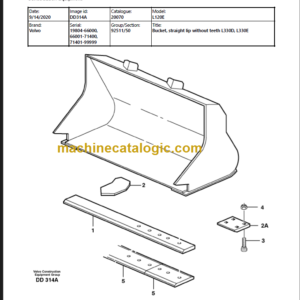 VOLVO L120E Parts Manual PDF