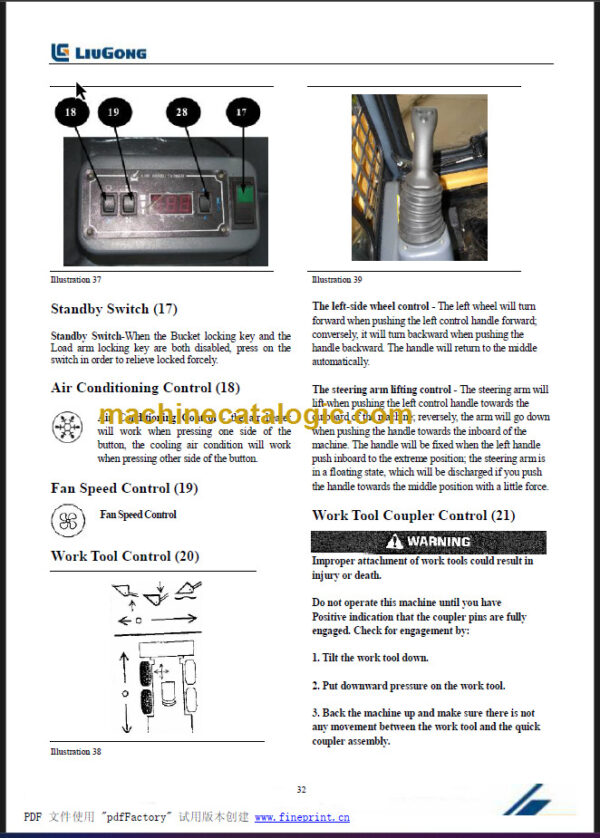 GLG 375 380 OPERATION MANUAL