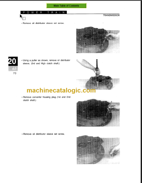 CLARK CMP50 60 70 SERVICE MANUAL