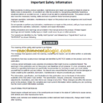 CLG877III OPERATION MANUAL