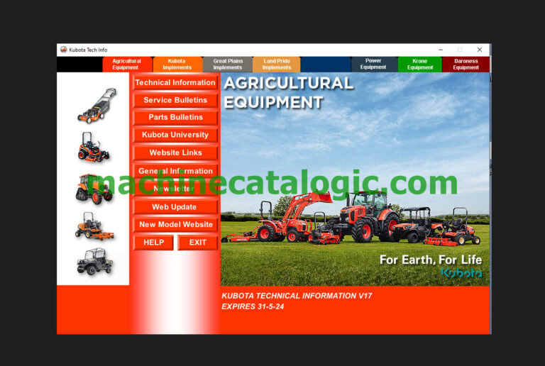 Kubota technical information 2023