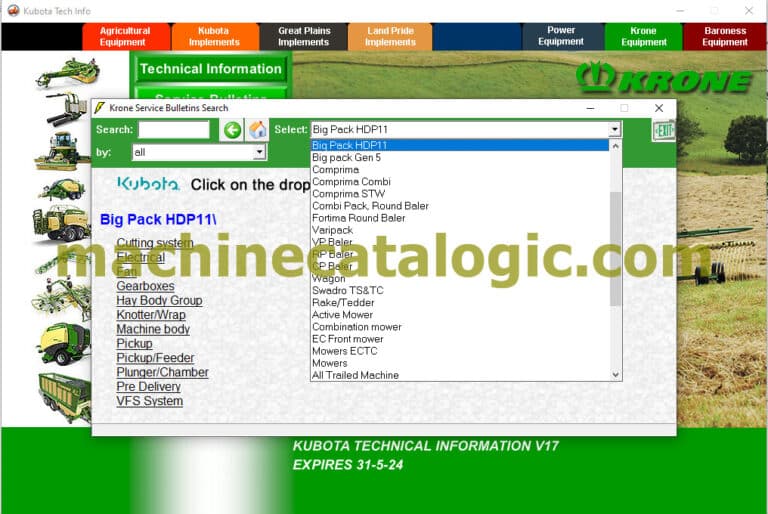 Kubota technical information 2023