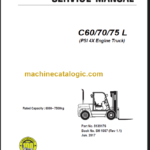 CLARK C60 70 75 L(PSI4X Engine Truck) SERVICE MANUAL
