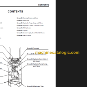 CLARK C15 18 20sC L SERVICE MANUAL