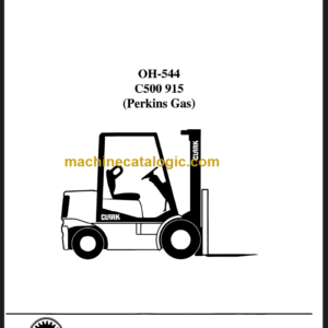 CLARK C500 915 OVERHAUL MANUAL