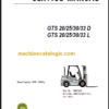 CLARK GTS 20 25 30 33 L SERVICE MANUAL