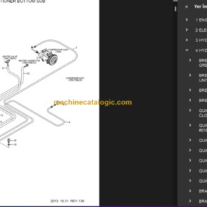 HYUNDAI R170W-9 WHEEL EXCAVATOR PARTS MANUAL