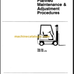CLARK C500 235 LPG Planned Maint & Adj Manuals