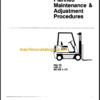 CLARK C500Y Planned Maint & Adj Manuals