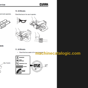 CLARK PWXE30 40 HWXE30 40 SERVICE MANUAL