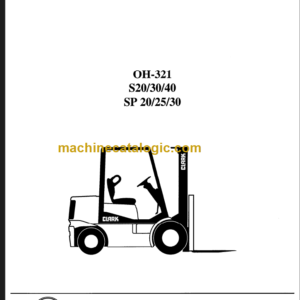 CLARK S20 30 40 SP20 25 30 OVERHAUL MANUAL