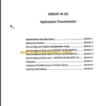 CLARK CGP CDP 16-50H SERVICE MANUAL