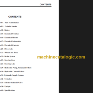 CLARK EC20 25 30 32 EPX 20 25 30 32 SERVICE MANUAL