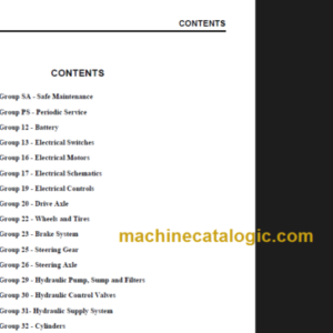 CLARK EPG20 ECG 20 30 32 30X SERVICE MANUAL