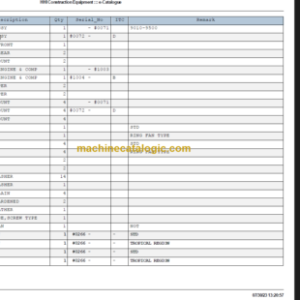 Hyundai R140W-7 Wheel Excavator Parts Manual