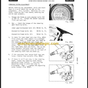 CLARK C500 Y60 100 Planned Maint & Adj Manuals