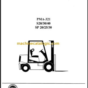 CLARK S20 30 40-SP 20 25 30 Planned Maintenance