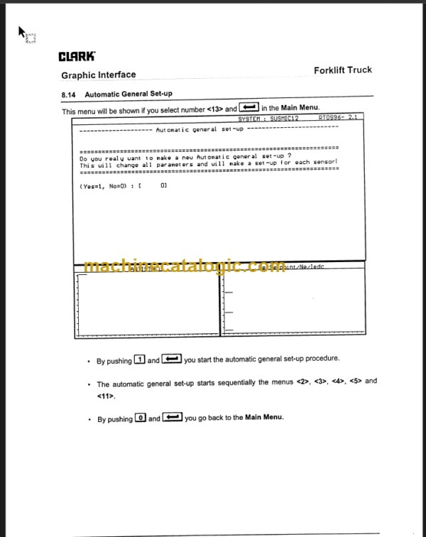 CLARK CGP CDP 16-50H SERVICE MANUAL