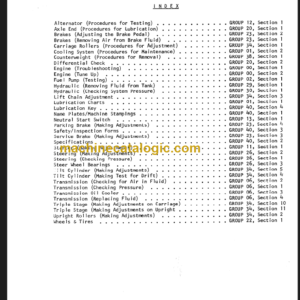 CLARK PMA-544 PMA-544 915 PLANNED MAINTENANCE