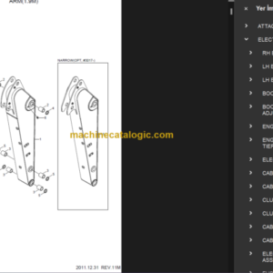 HYUNDAI R140LC-7 CRAWLER EXCAVATOR PARTS MANUAL