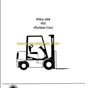 CLARK PMA-544 PMA-544 915 PLANNED MAINTENANCE