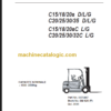 CLARK C15 18 20S 30 32C MANUEL DE MAINTENANCE