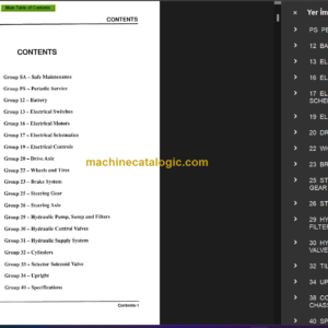 CLARK ECG20 32 SERVICE MANUAL