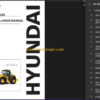 HYUNDAI R80CR-9A CRAWLER EXCAVATOR PARTS MANUAL