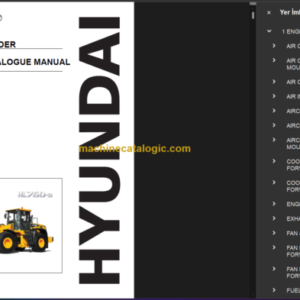 HYUNDAI R80CR-9A CRAWLER EXCAVATOR PARTS MANUAL