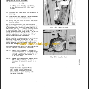 CLARK C500 235 LPG Planned Maint & Adj Manuals