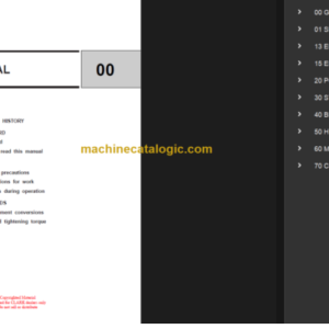 CLARK CMP50 75S D L SF50 SERVICE MANUAL