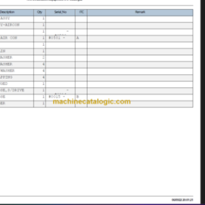 HYUNDAI R290LC-9 CRAWLER EXCAVATOR PARTS MANUAL