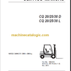 CLARK CQ20 25 30D L SERVICE MANUAL