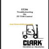 CLARK ET-206 EV T100 CONTROL TECHNICAL TRAINING