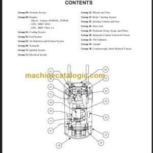 CLARK CQ20 25 30D L SERVICE MANUAL