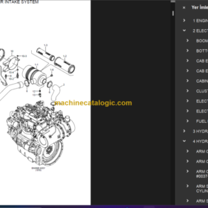 HYUNDAI R80CR-9A CRAWLER EXCAVATOR PARTS MANUAL