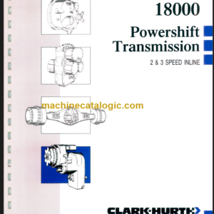 CLARK 18000 POWERSHIFT SERVICE MANUAL