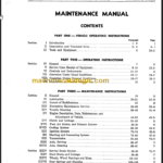 CLARK FORK TRUCK MANUAL AND PARTS LIST