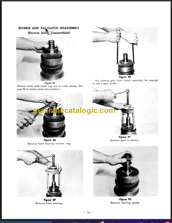 CLARK 18000 POWERSHIFT SERVICE MANUAL