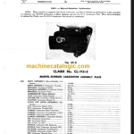 CLARK FORK TRUCK MANUAL AND PARTS LIST