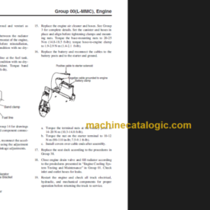 CLARK CQ 20 25 30 D L SERVICE MANUAL