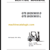 CLARK GTS20 25 30 33 D L SERVICE MANUAL