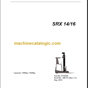 CLARK SRX 14 16 SERVICE MANUAL