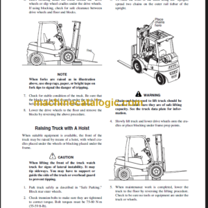 CLARK C35L G C20 25 30 32C L SERVICE MANUAL