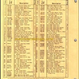 CLARK NO-12F MAINTENANCE MANUAL AND PARTS BOOK