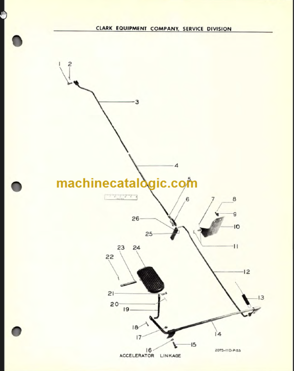 CLARK NO-12F MAINTENANCE MANUAL AND PARTS BOOK